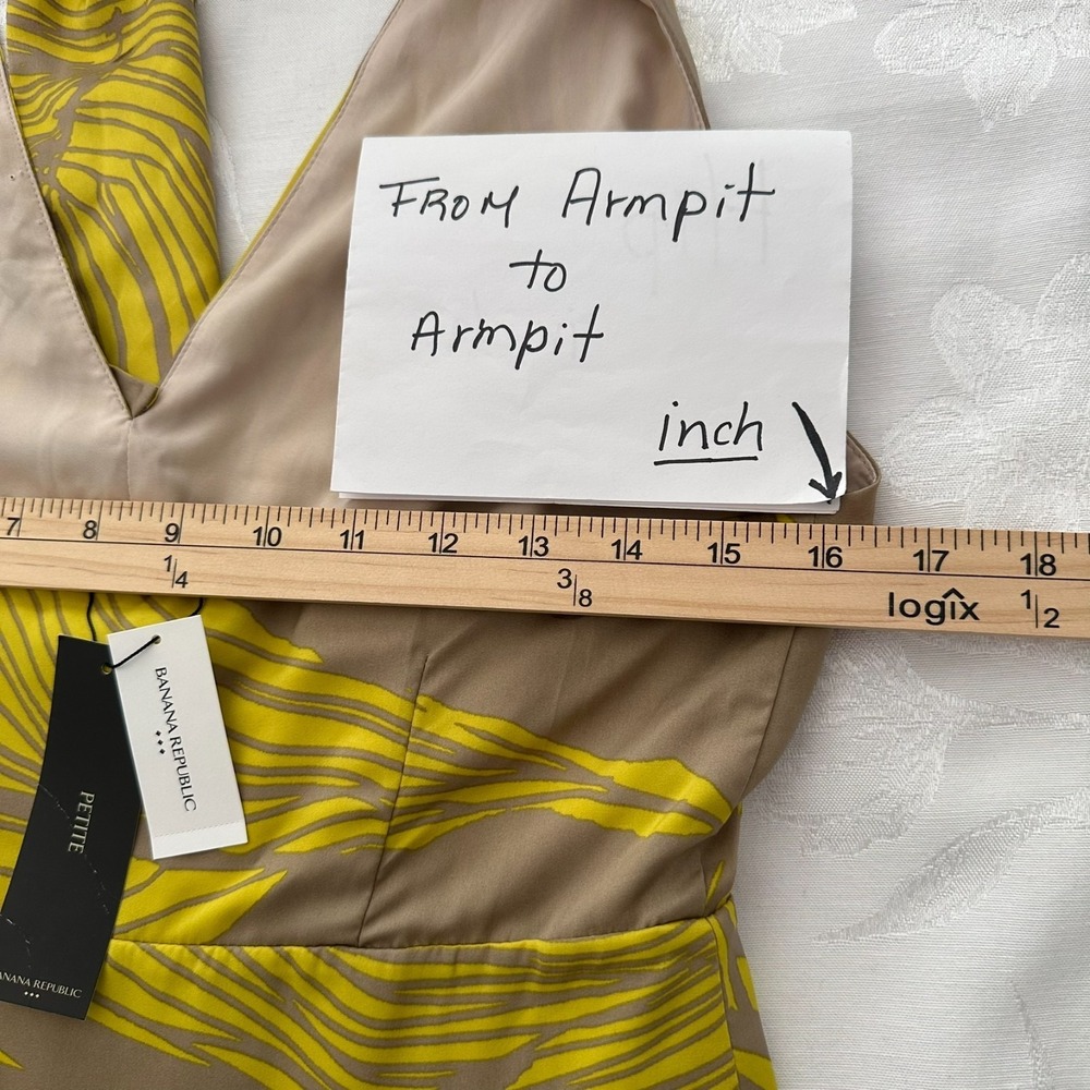 Banana Republic Size-8/Petite Maxi Dress Tie Back Halter Botanica Printed $150 - Picture 6 of 16